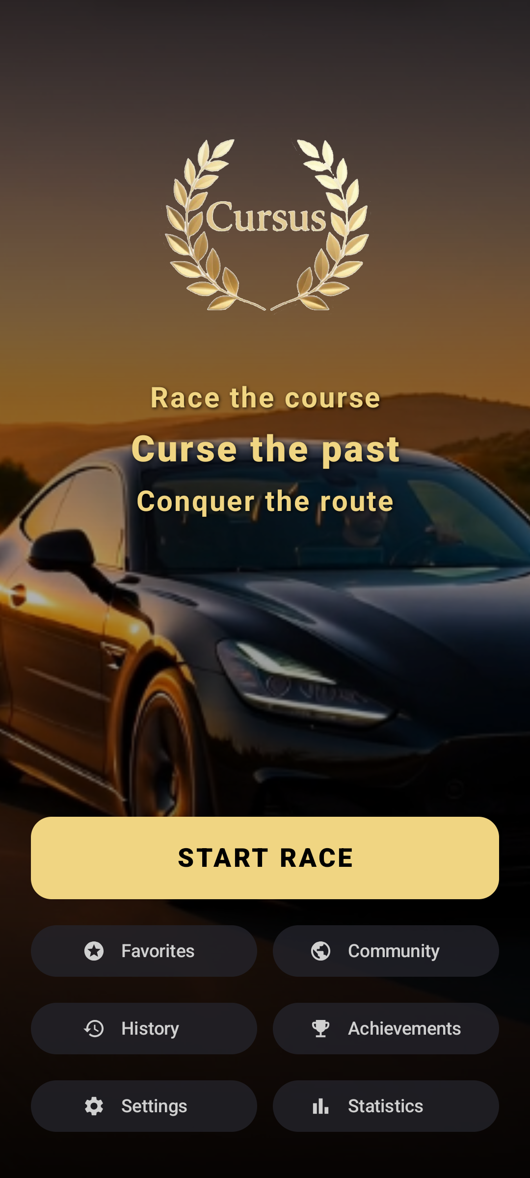 Cursus Homescreen